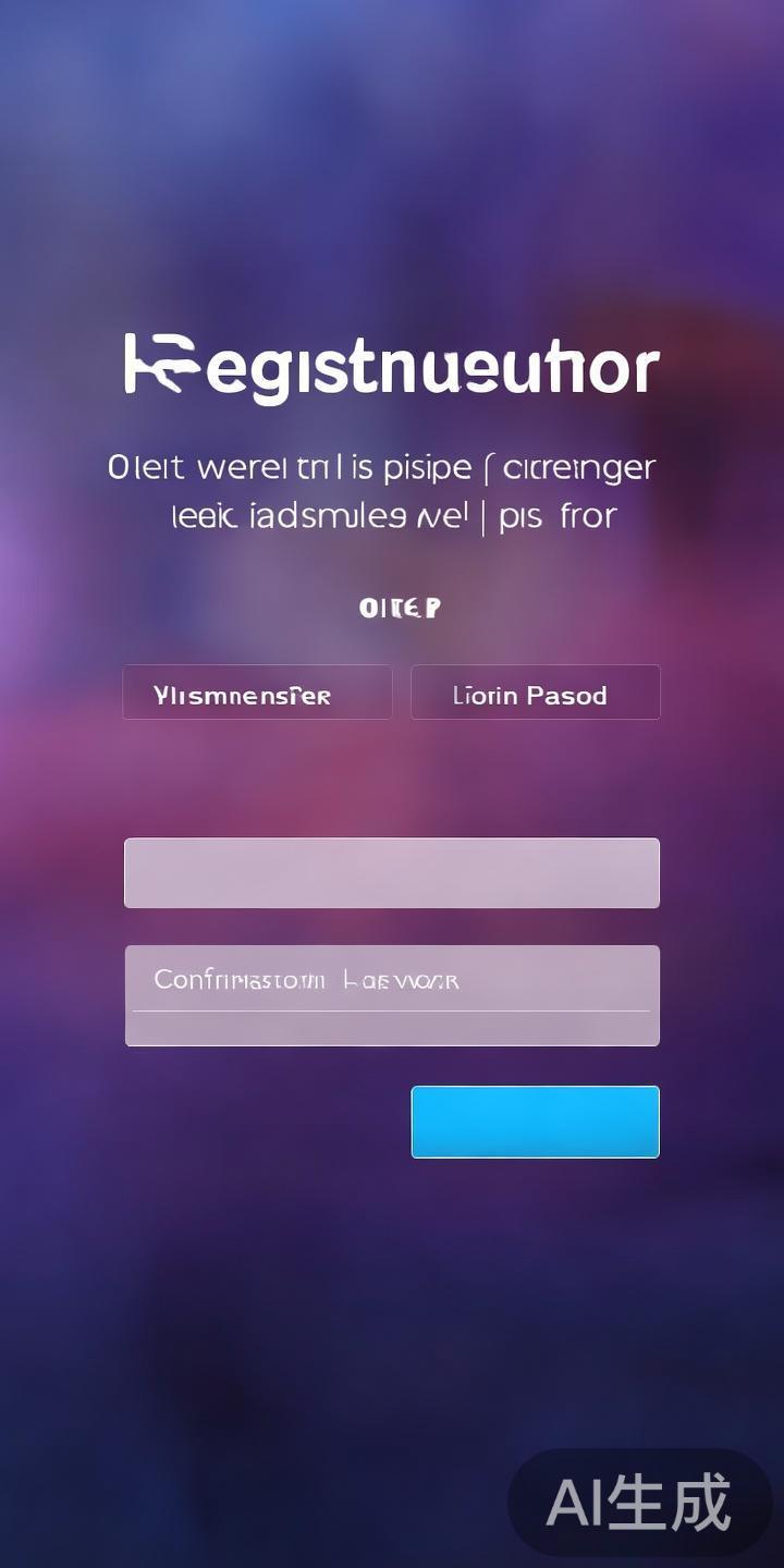 在注册页面，您需要填写一些基础信息，包括用户名、登